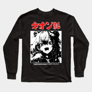 Gothic Punk Grunge Alternative Dark Anime Manga Goth Girl Japanese Streetwear Style Long Sleeve T-Shirt